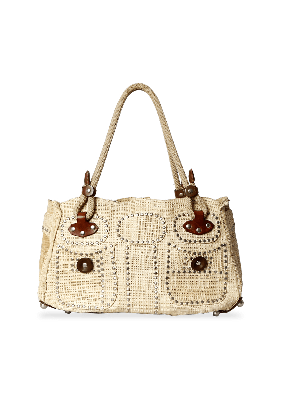 STUDDED TOTE