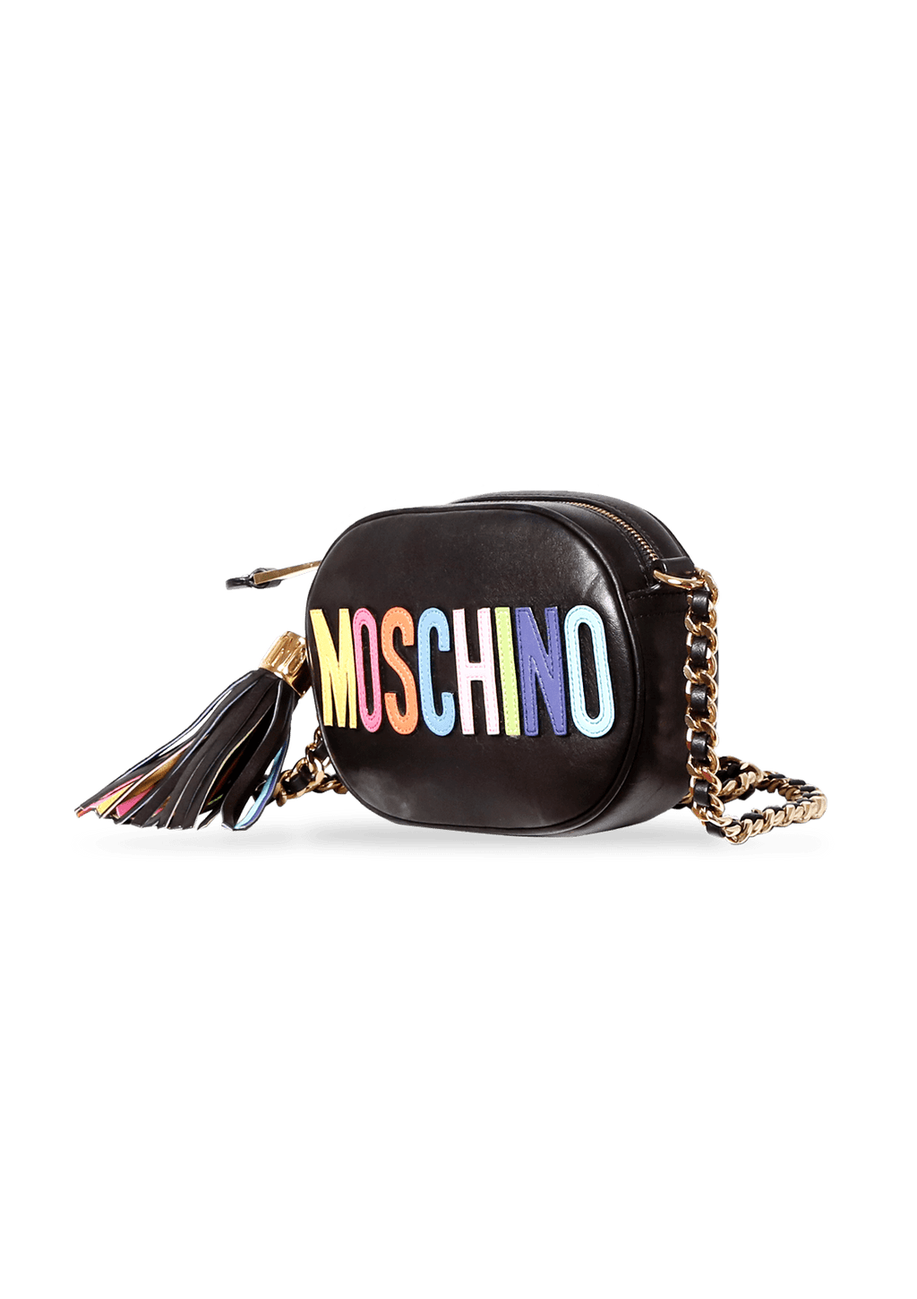 Moschino rainbow discount letters bag