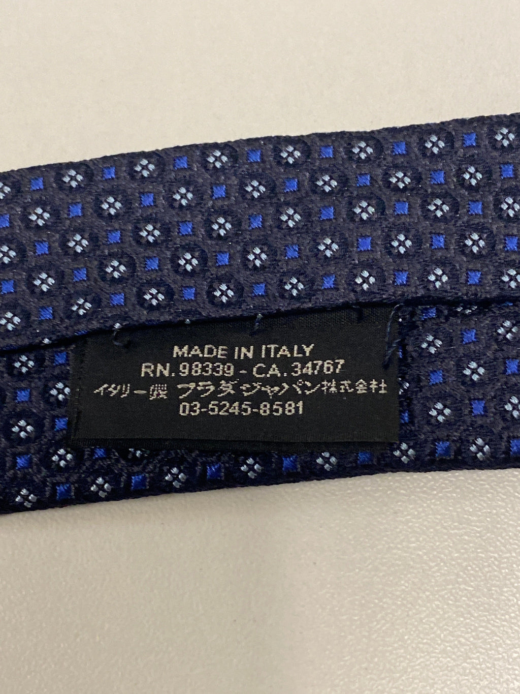 GRAVATA LOUIS VUITTON SILK TIE AZUL ORIGINAL – Gringa