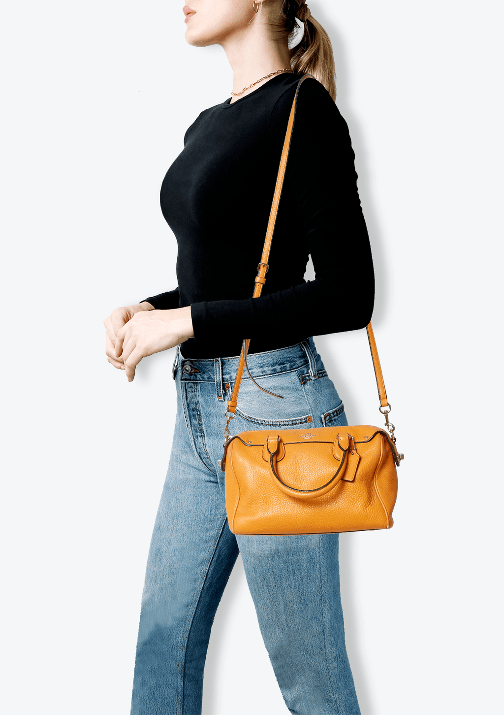 Large bennett satchel sales