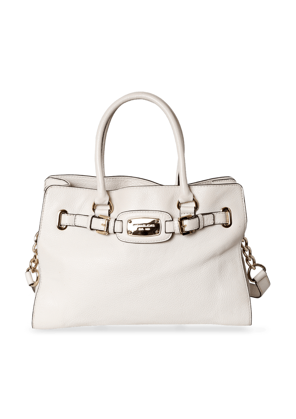 BELTED LEATHER BAG