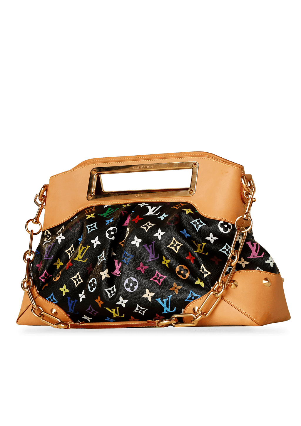 BrandBeSure - Louis Vuitton White Monogram Multicolor Judy