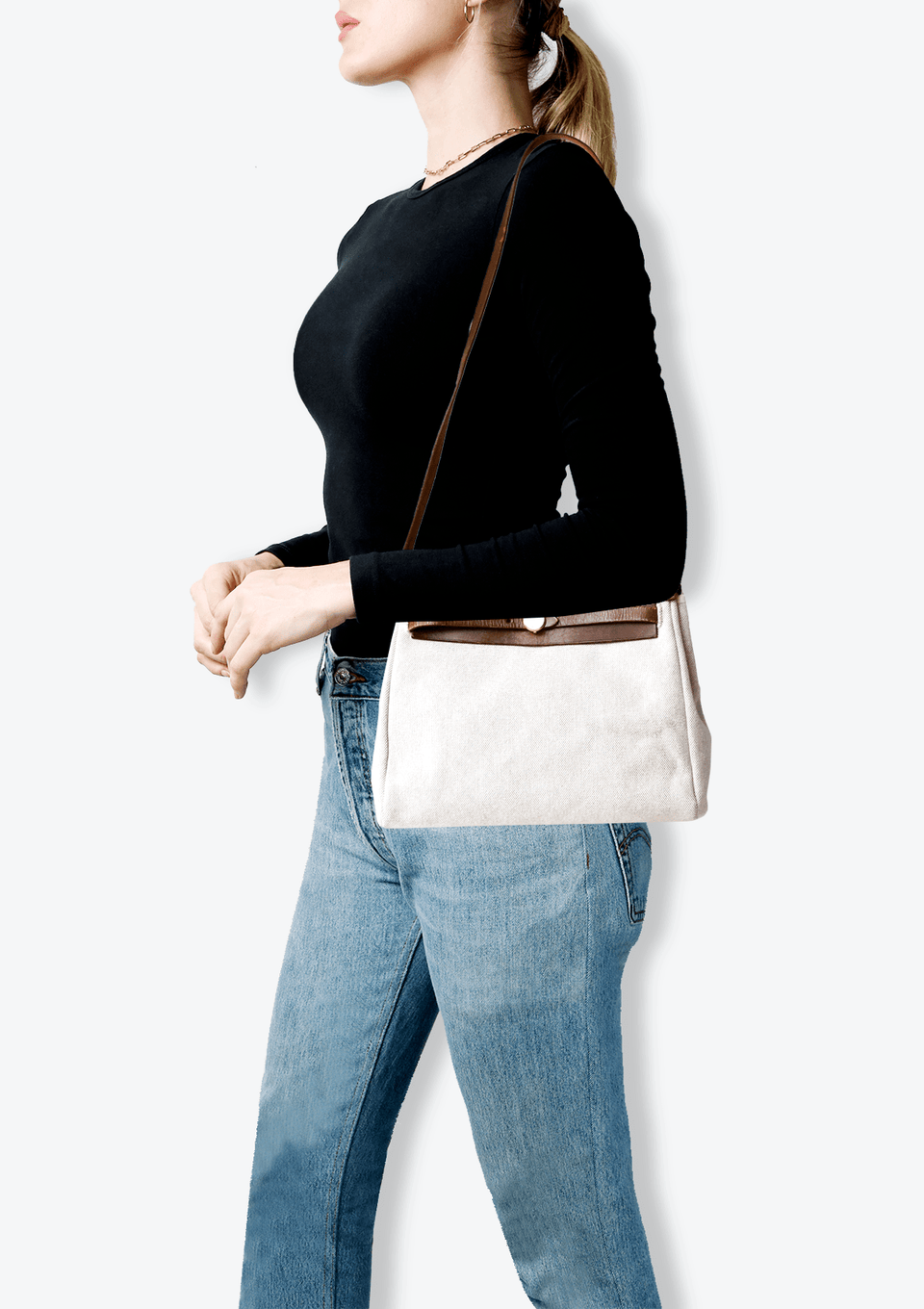 NOIR TOILE HERBAG ZIP 31