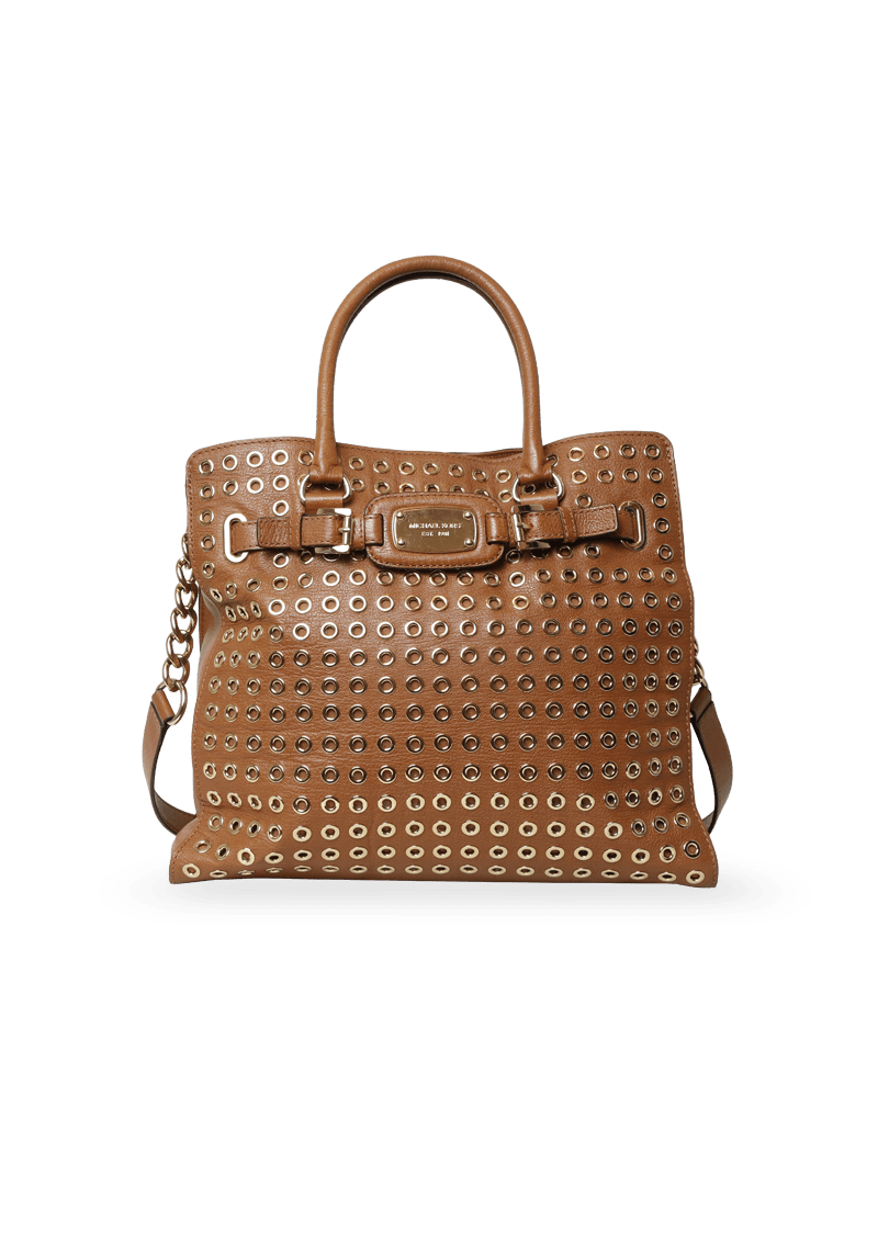 STUDDED SATCHEL BAG