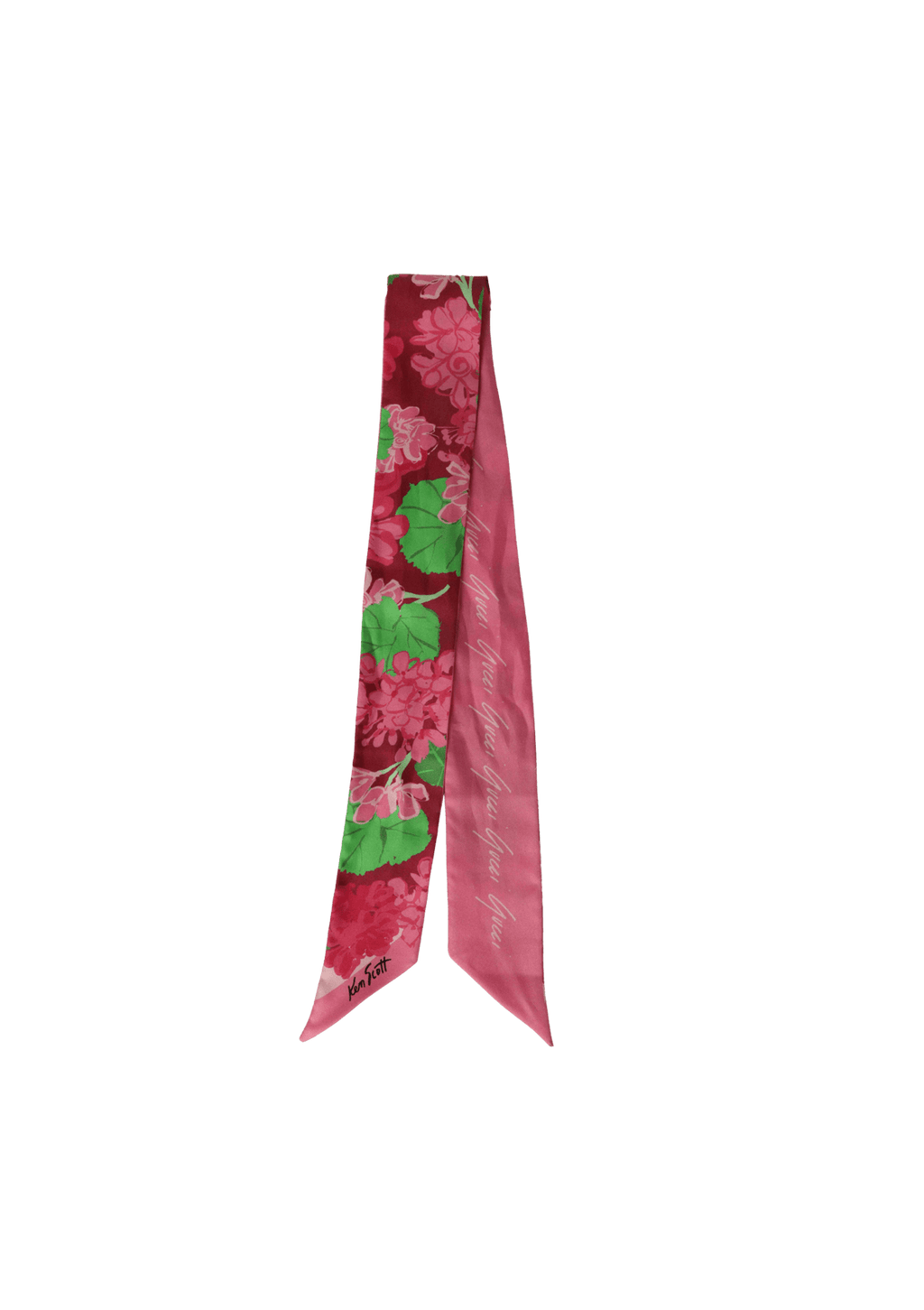 ACESSÓRIO GUCCI X KEN SCOTT SILK TWILLY ROSA ORIGINAL – Gringa