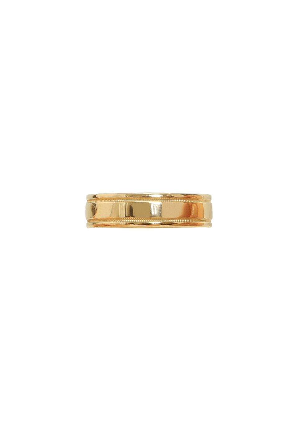 DOUBLE MILGRAIN RING 18K