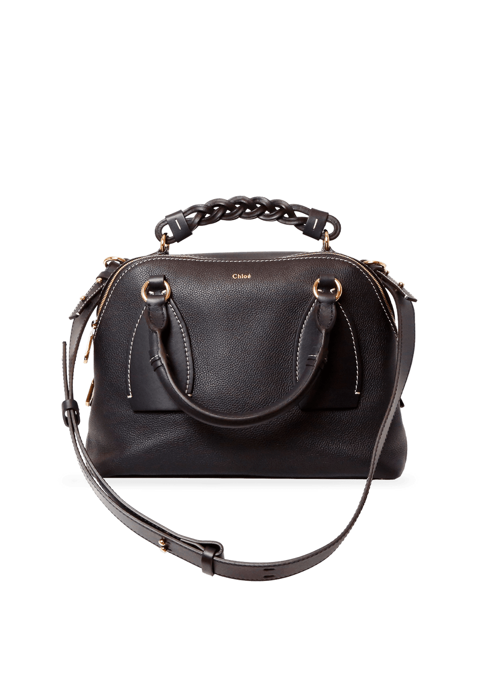 2020 DARIA MEDIUM BAG CHLOE PRETA ORIGINAL