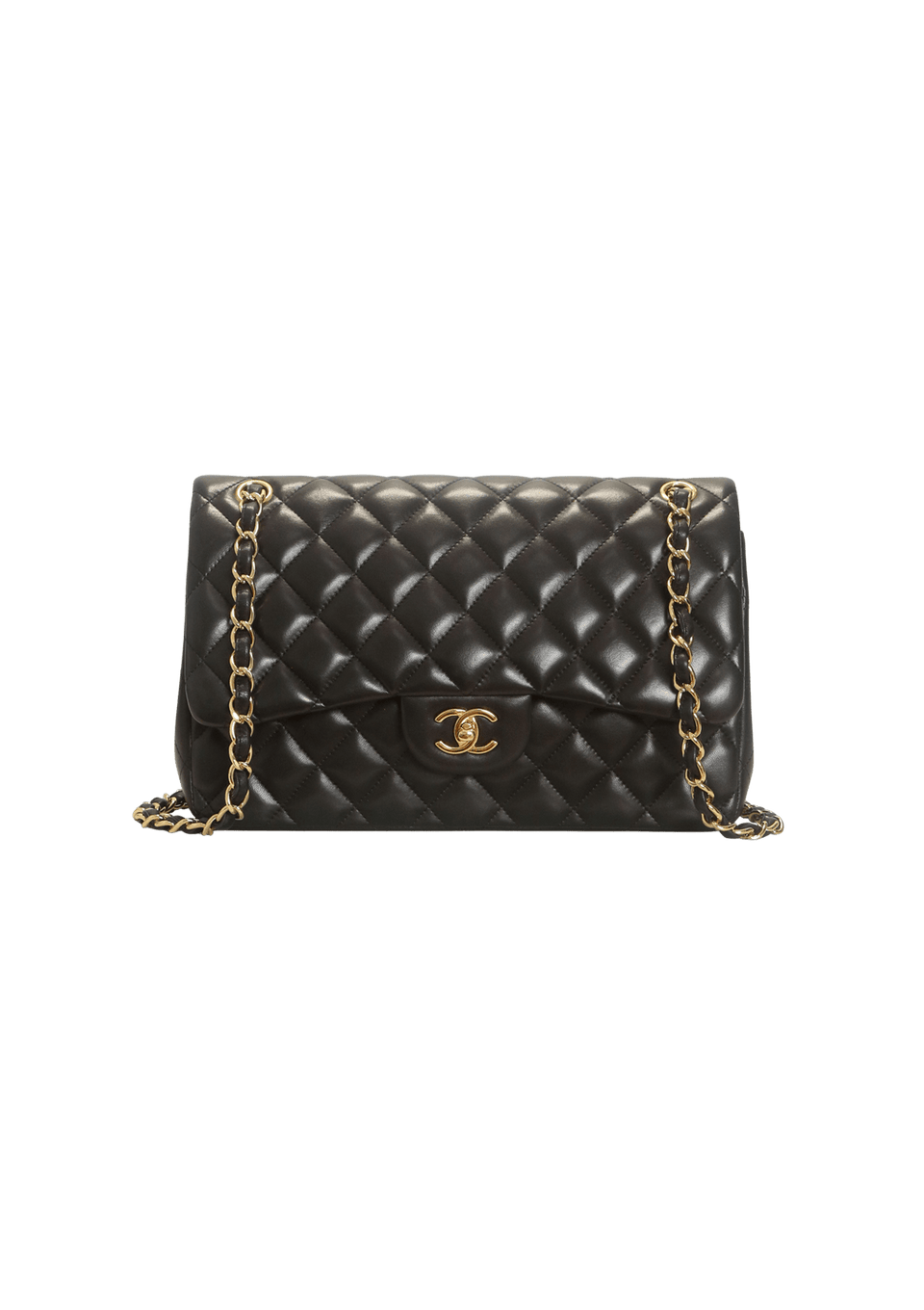 JUMBO CLASSIC DOUBLE FLAP LAMBSKIN