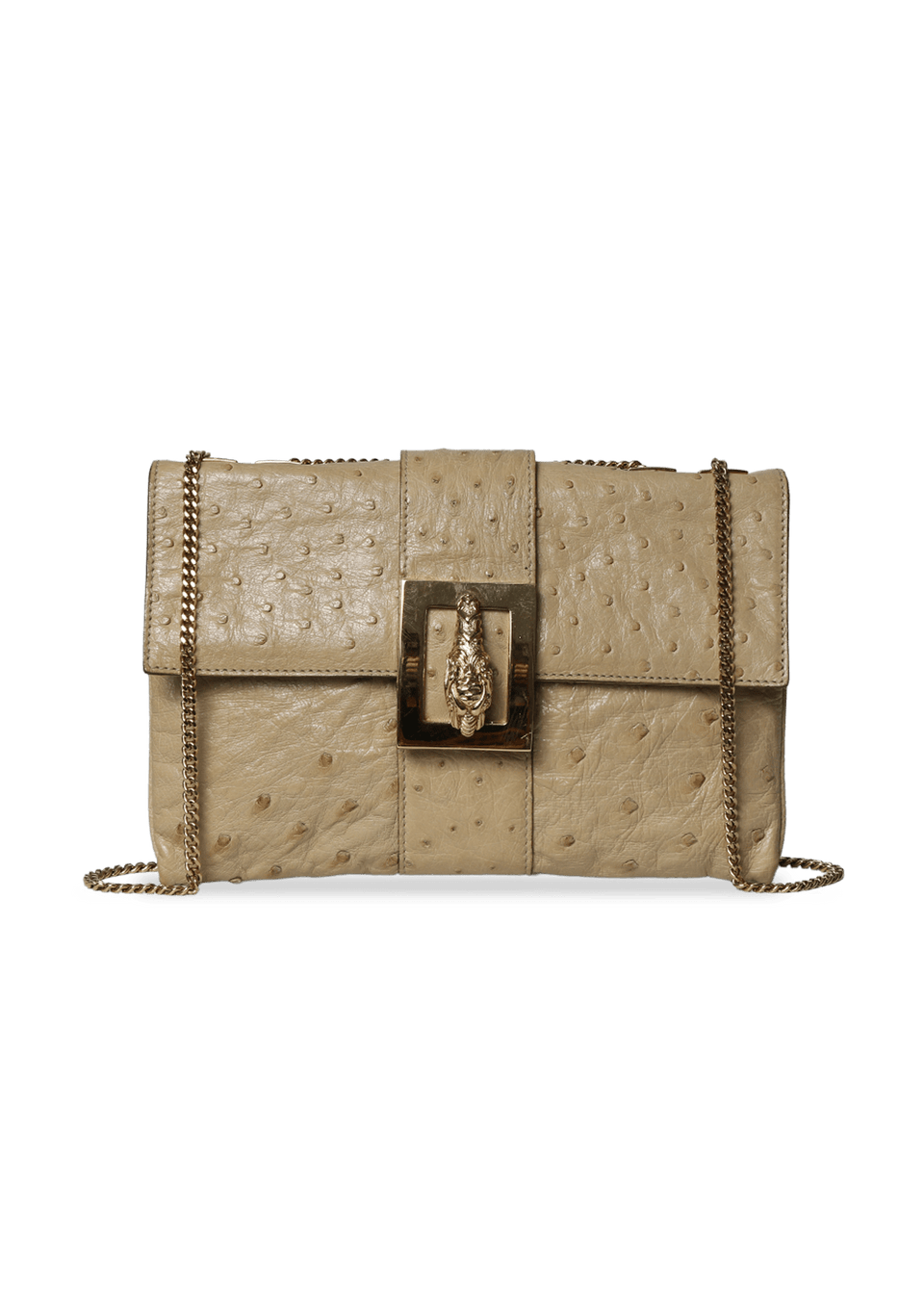 AVESTRUZ FLAP BAG