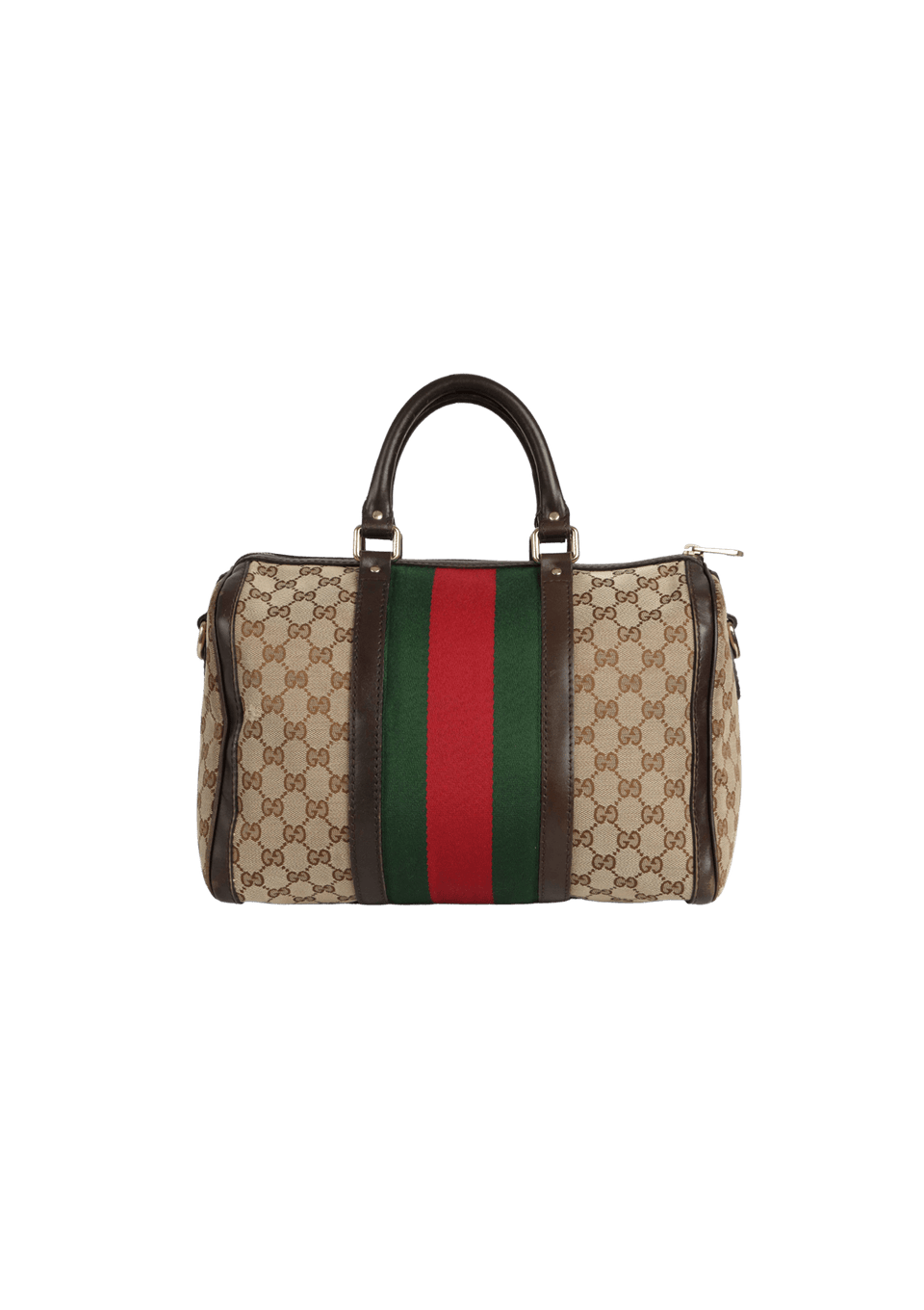 MONOGRAM VINTAGE WEB MEDIUM BOSTON BAG