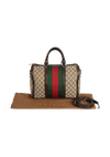 MONOGRAM VINTAGE WEB MEDIUM BOSTON BAG