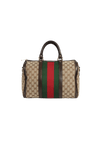 MONOGRAM VINTAGE WEB MEDIUM BOSTON BAG