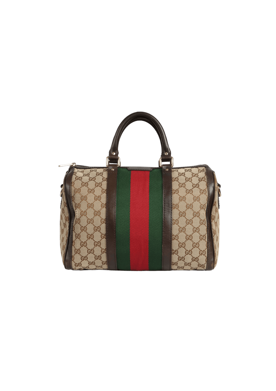 MONOGRAM VINTAGE WEB MEDIUM BOSTON BAG
