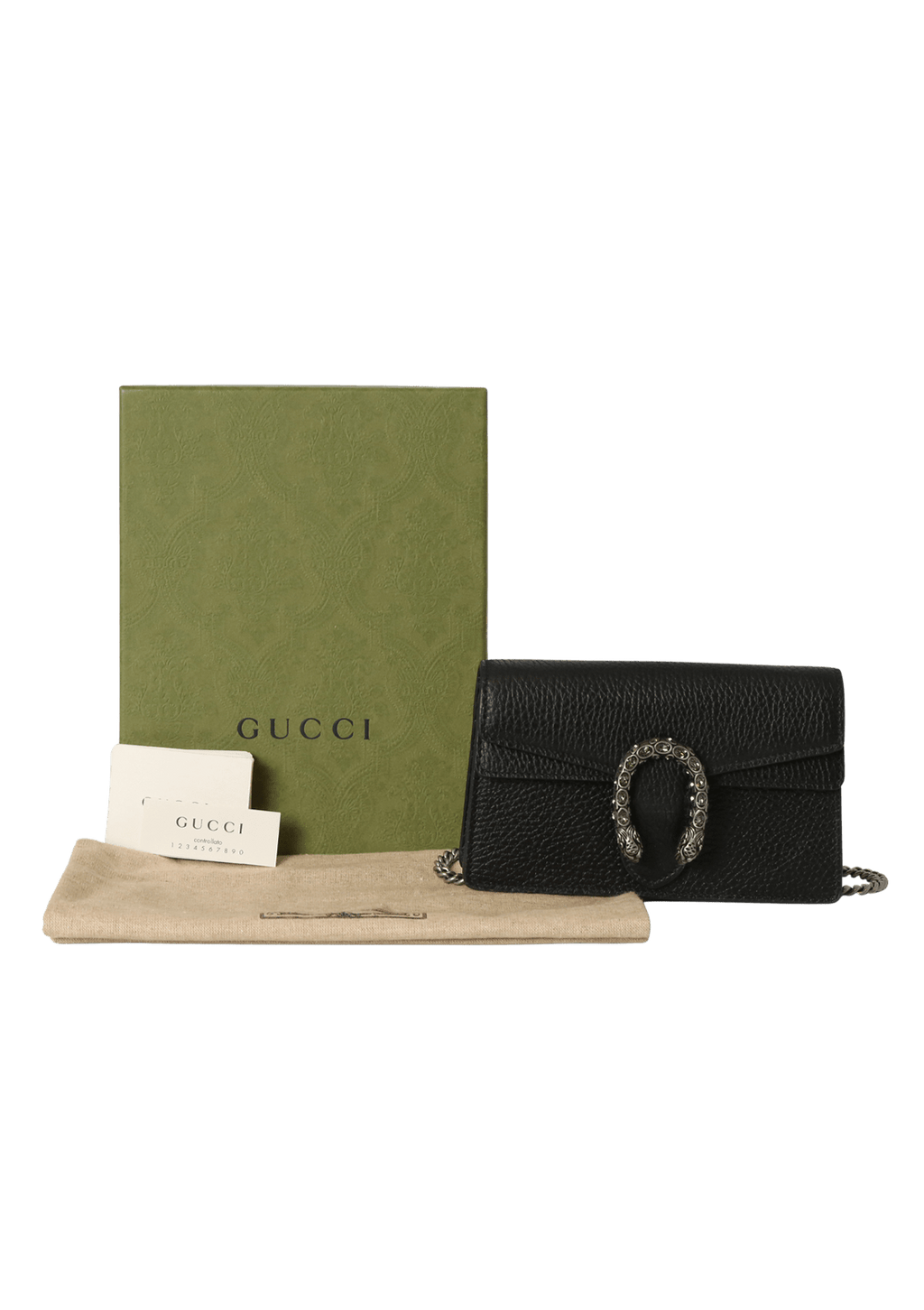 Bolsa Gucci Super Mini Dionysus Preto Gringa