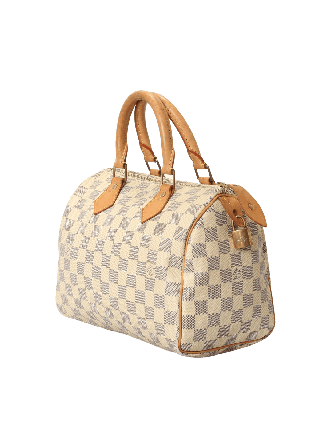 BOLSA LOUIS VUITTON DAMIER AZUR SPEEDY 25 BRANCO ORIGINAL – Gringa