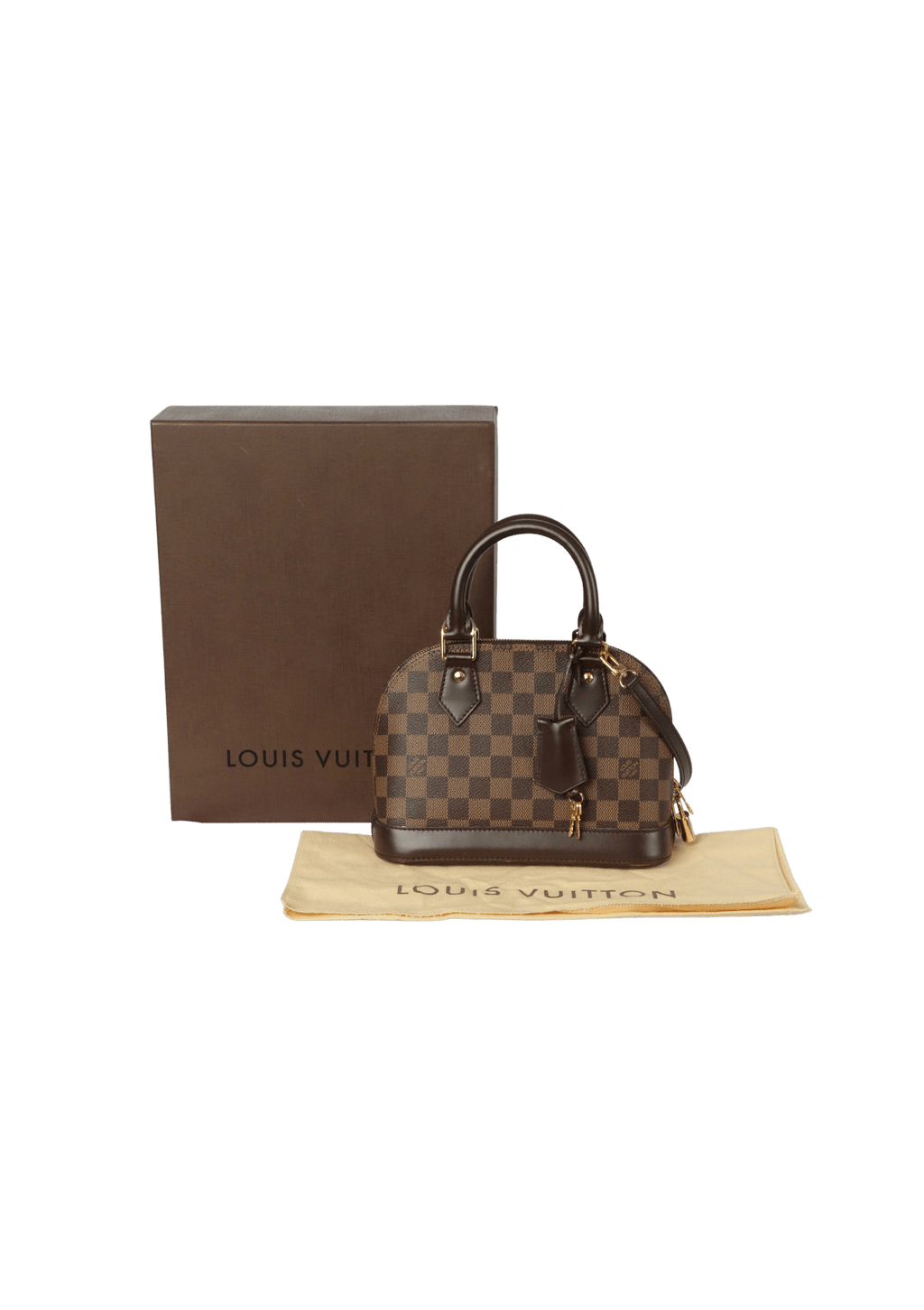 BOLSA LOUIS VUITTON DAMIER ÉBÈNE ILLOVO MM MARROM ORIGINAL – Gringa