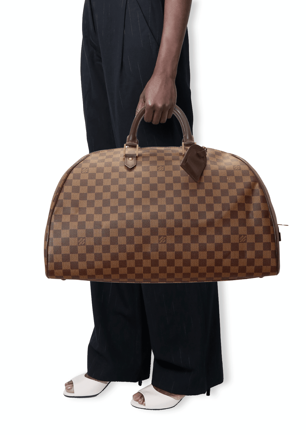 Louis Vuitton Ebene Damier Ribera Gm Bag