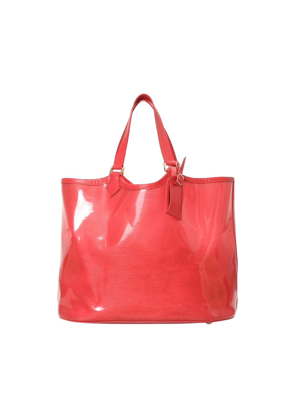 Louis Vuitton Translucent Red EPI Plage Lagoon Bay Tote Bag