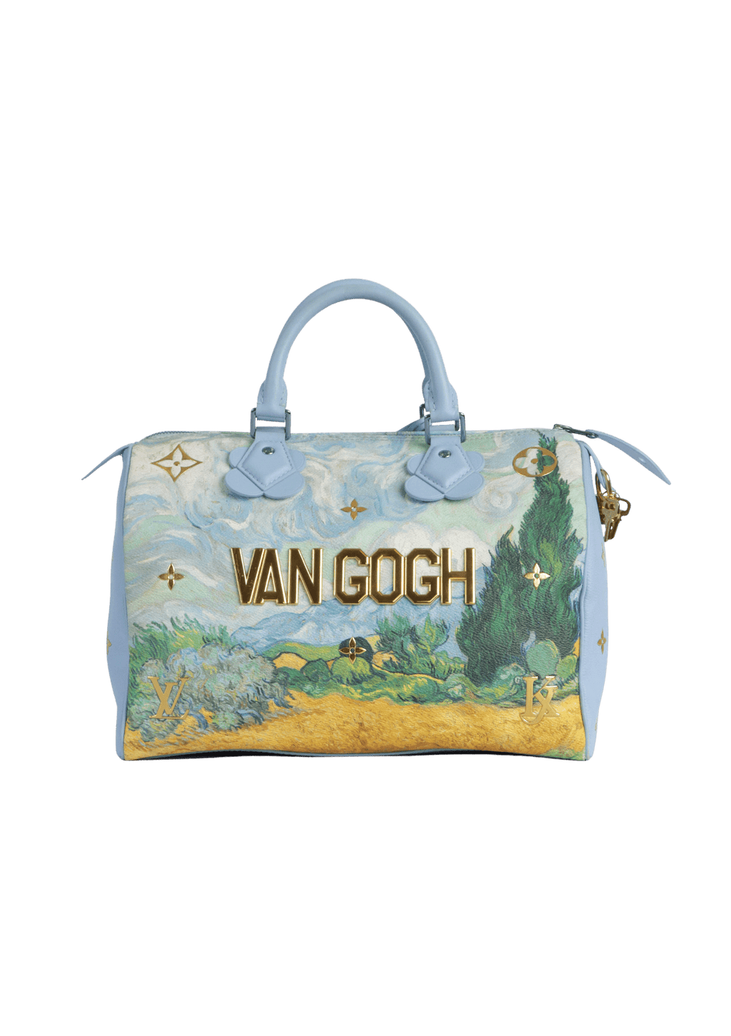 Louis Vuitton Speedy 35 CUSTOM PAINTED - Triple Sealed - Van Gogh