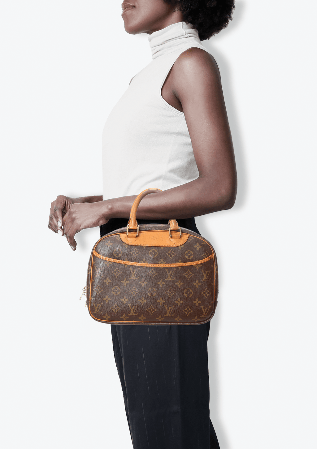 Louis Vuitton Monogram Trouville Bag - Brown Handle Bags, Handbags -  LOU23187
