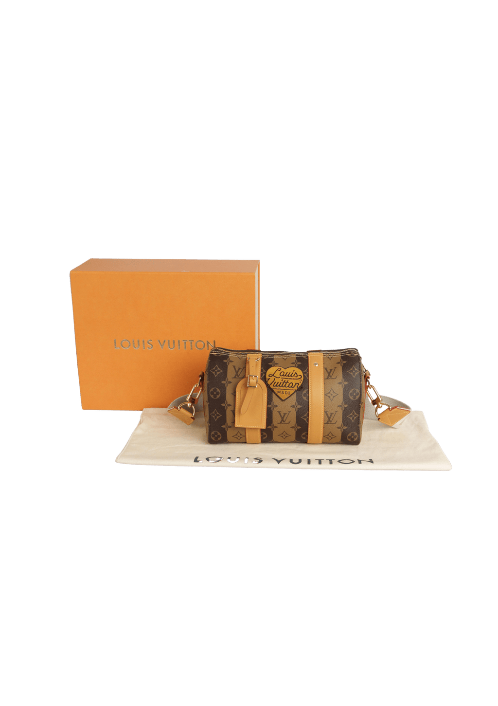 Louis Vuitton x NIGO Monogram Stripes City Keepall - Brown Messenger Bags,  Bags - LOU716718