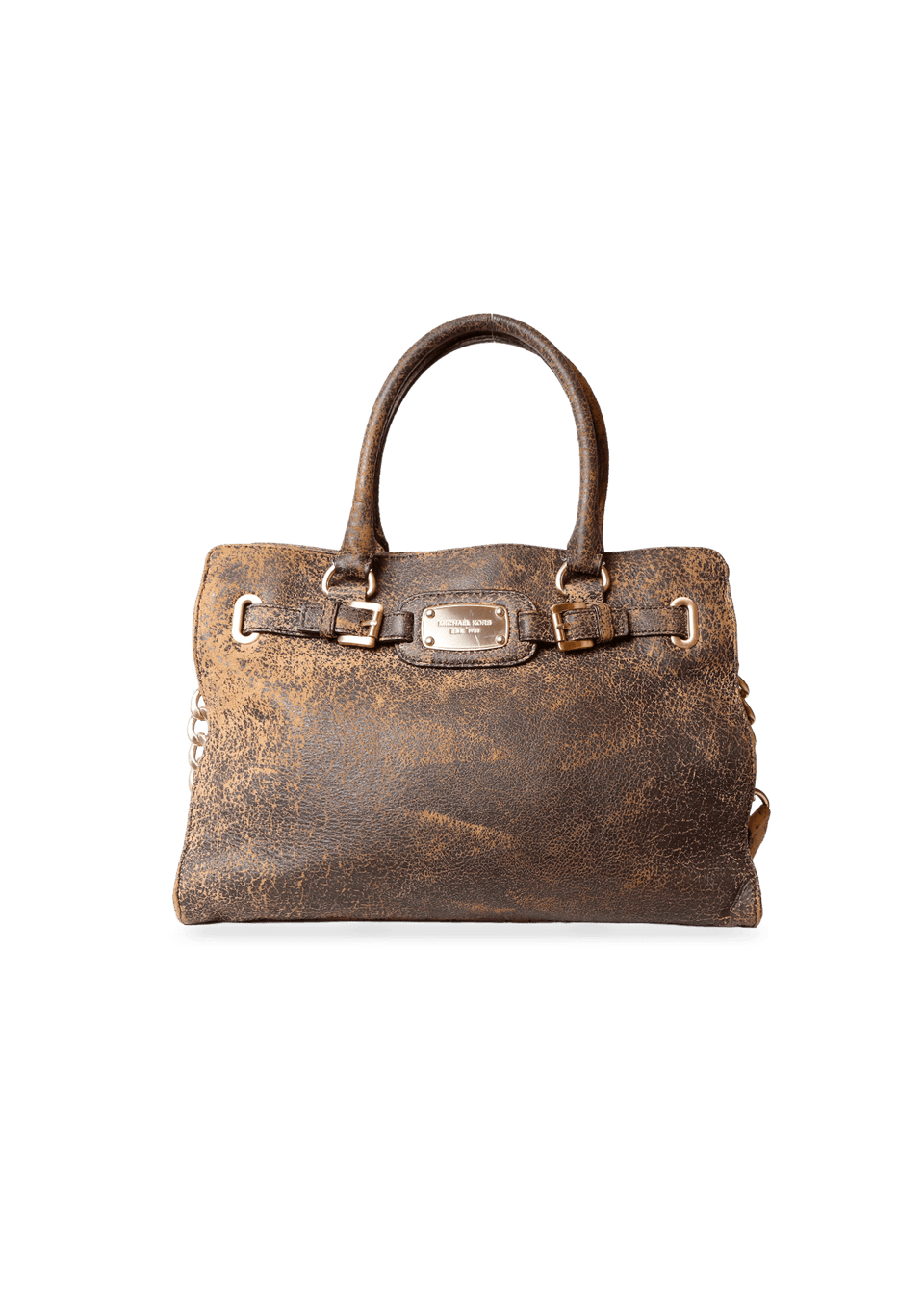BELTED LEATHER BAG