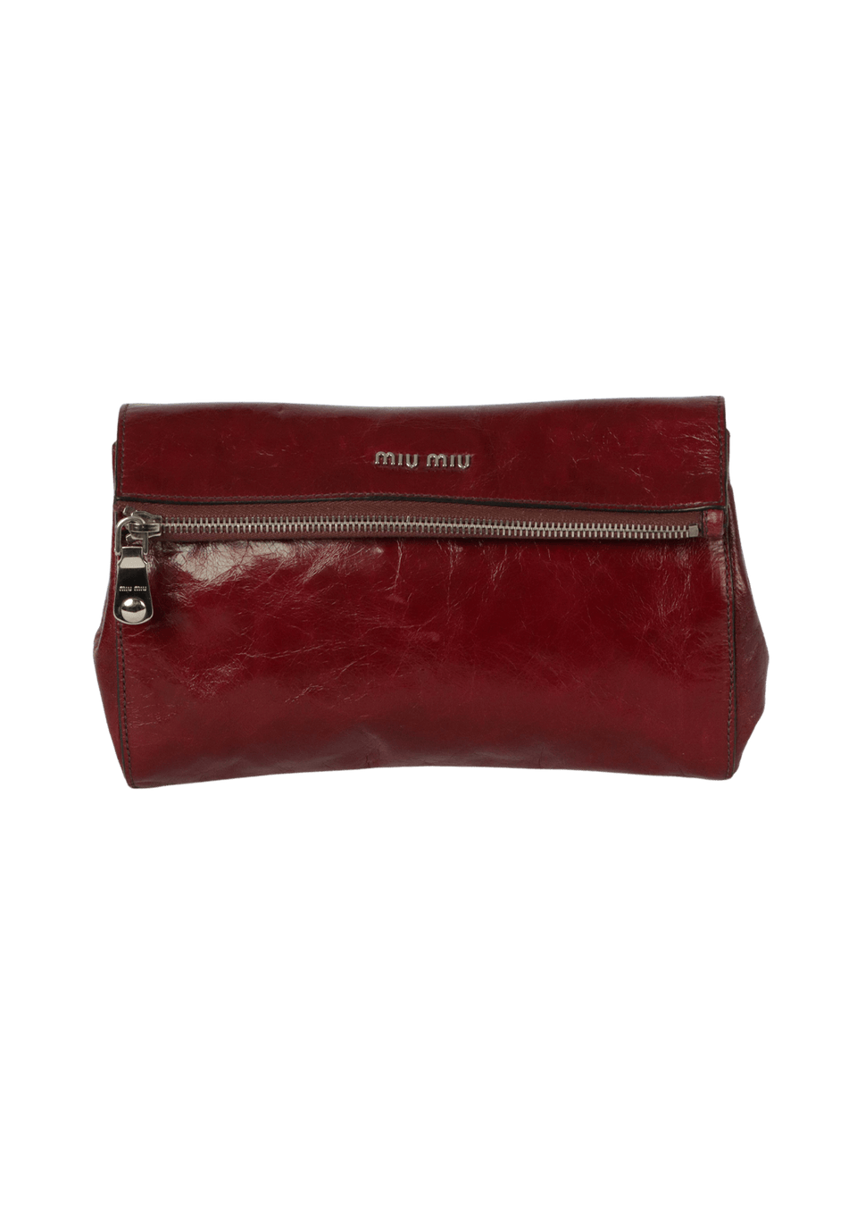 PATENT LEATHER CLUTCH