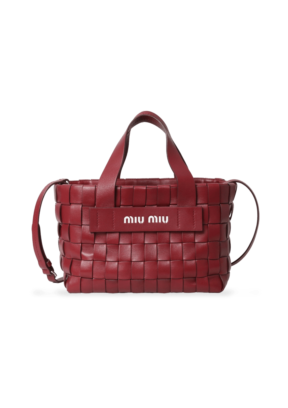 WOVEN NAPPA LEATHER BAG