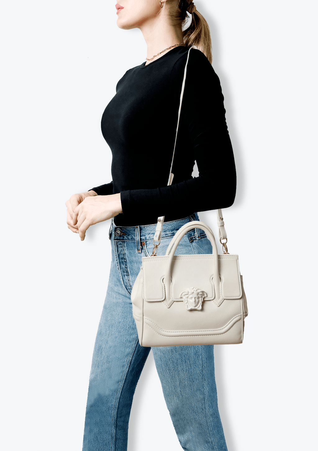 Versace grey bag Outlet