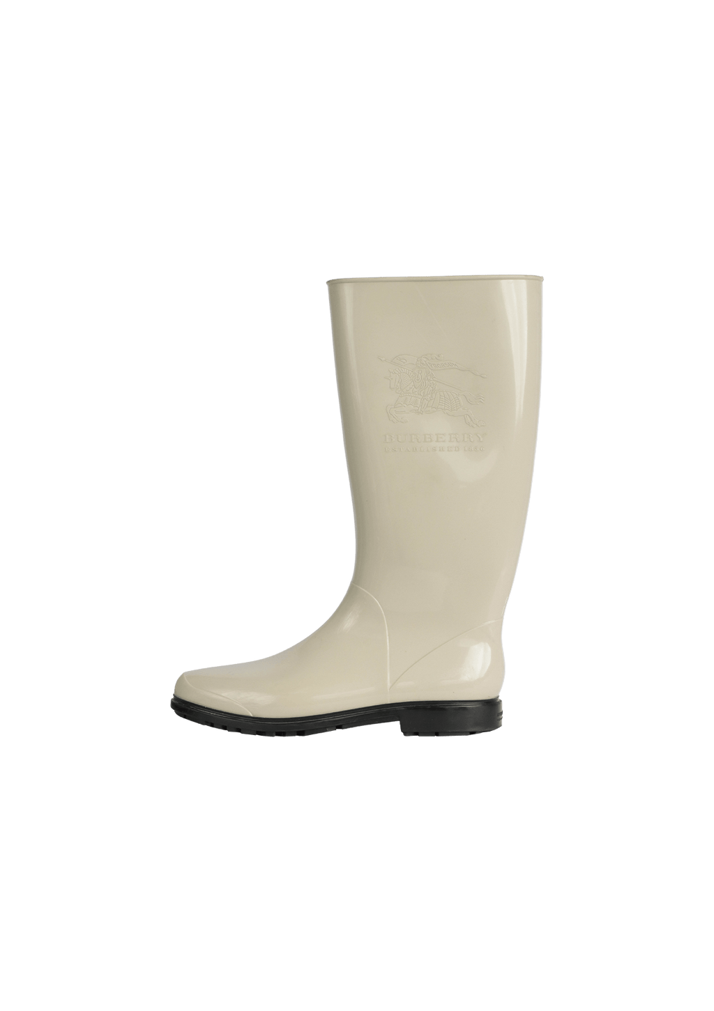 Burberry outlet rain boots hotsell