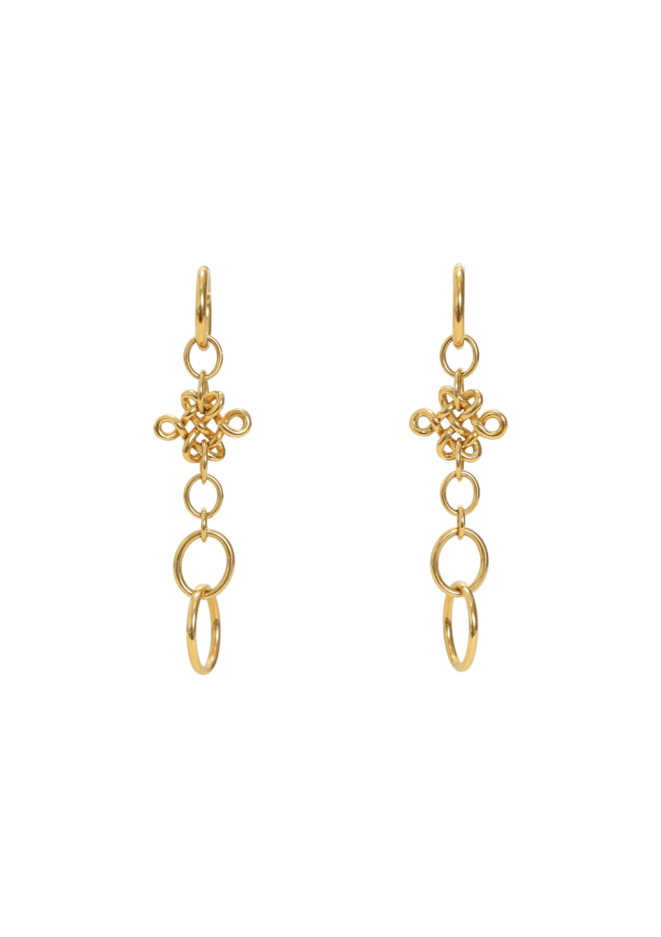 LOVE KNOT 18K EARRINGS