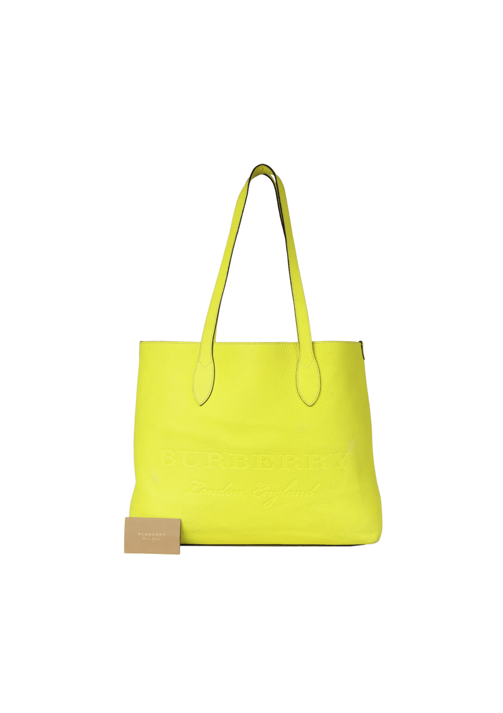 Burberry neon tote shop