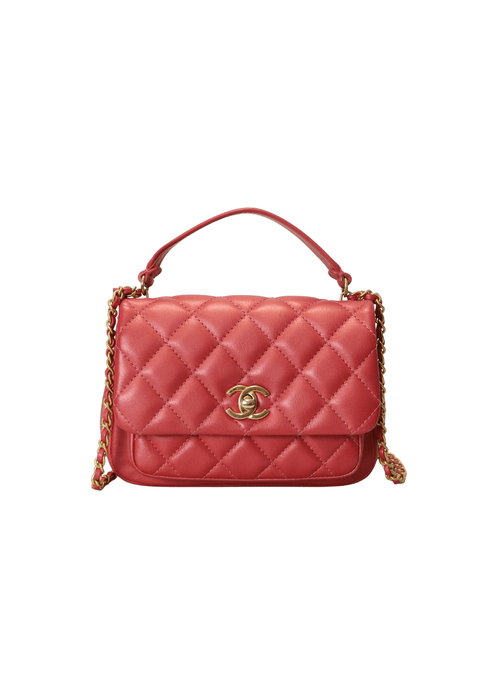 CC MINI FLAP BAG FRONT POCKET