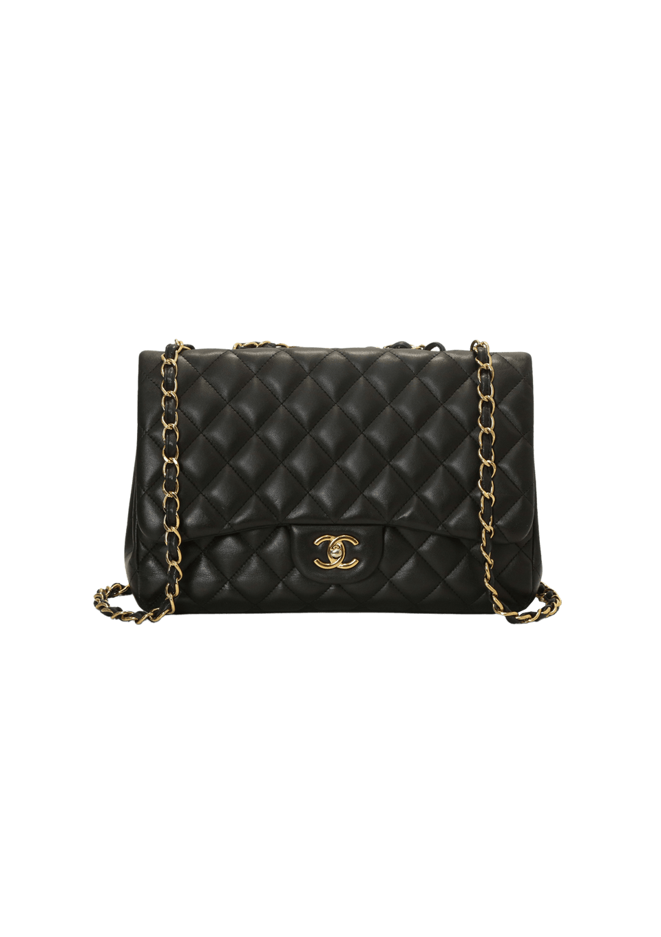 JUMBO CLASSIC SINGLE FLAP LAMBSKIN
