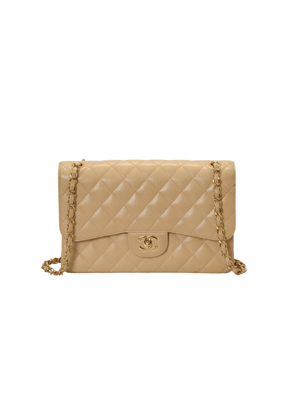MEDIUM CLASSIC DOUBLE FLAP CAVIAR