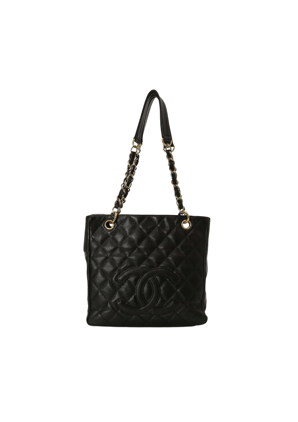 PETITE SHOPPING TOTE CAVIAR