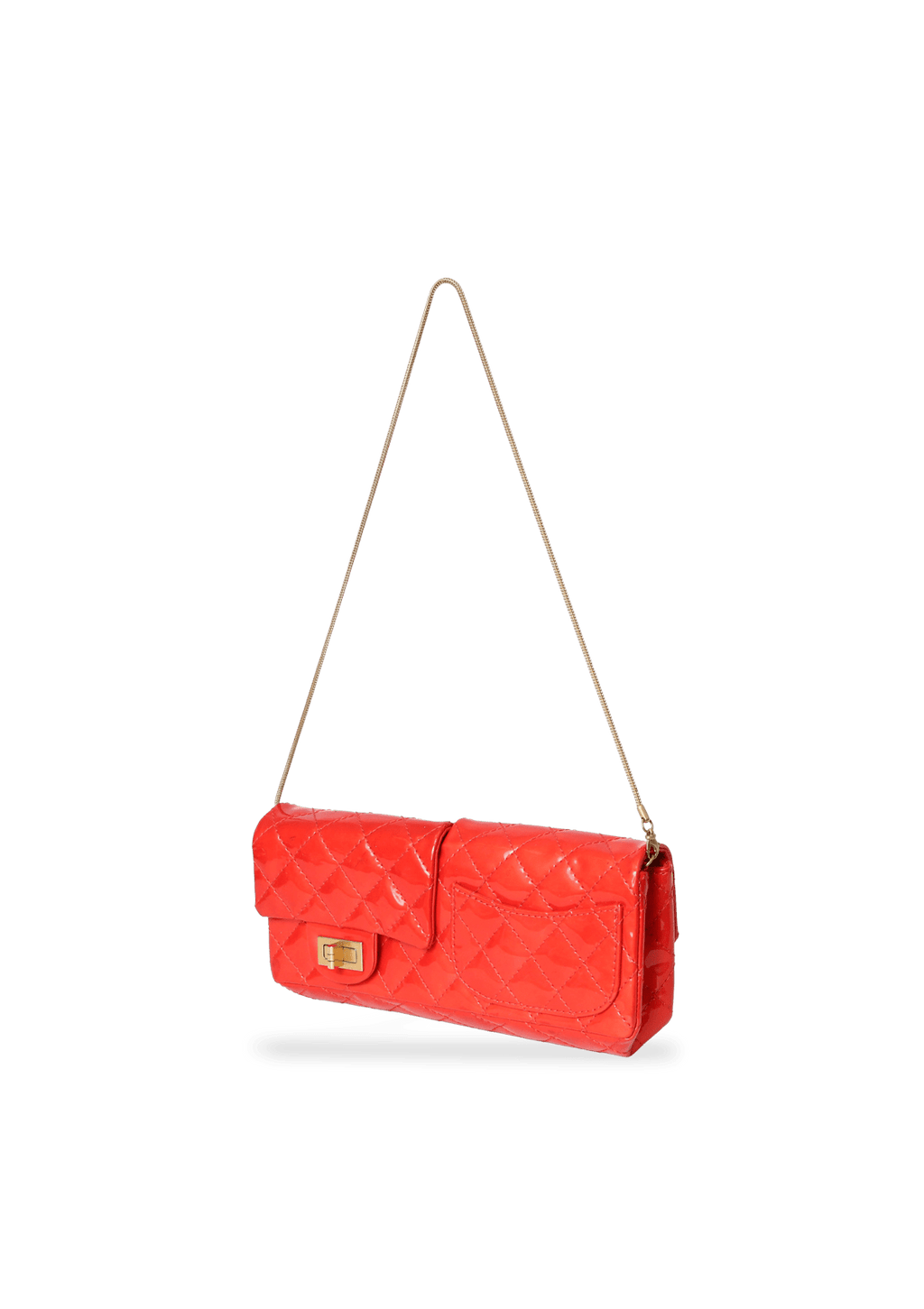 Bolsa Chanel Reversible Reissue Clutch Vermelha Original Gringa