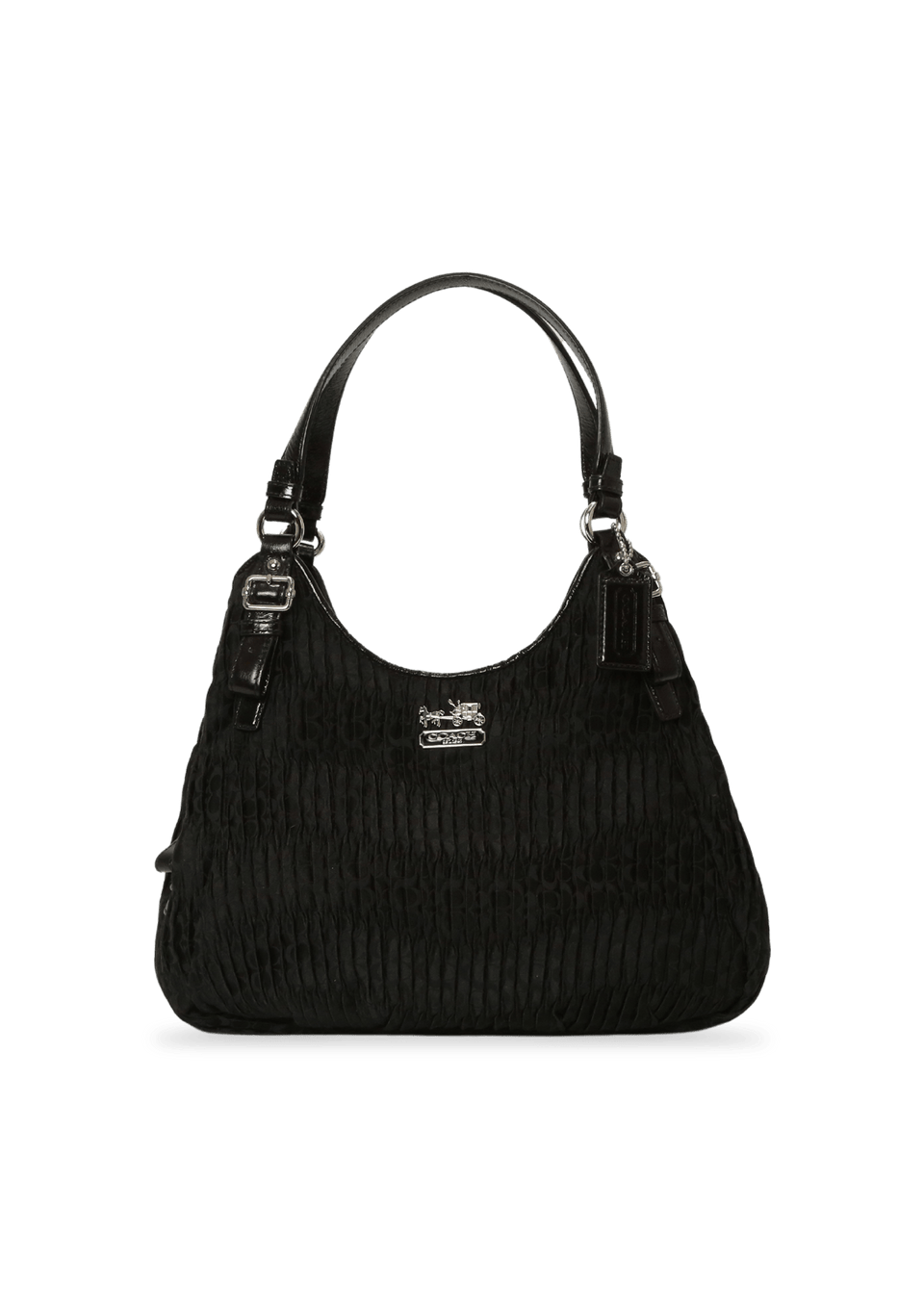 LEATHER GAUFFRE BAG