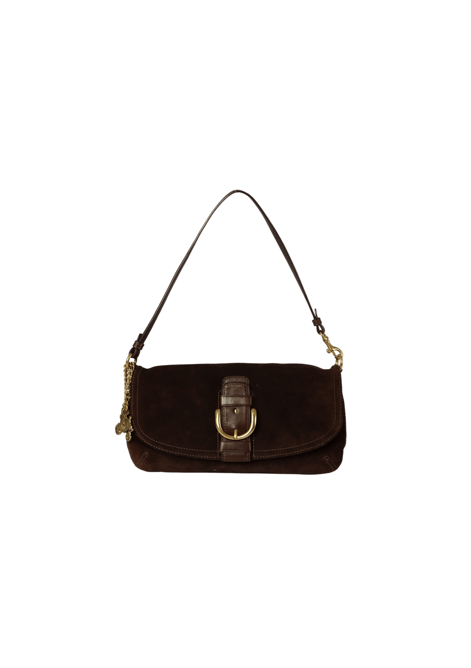 SUEDE SHOULDER BAG