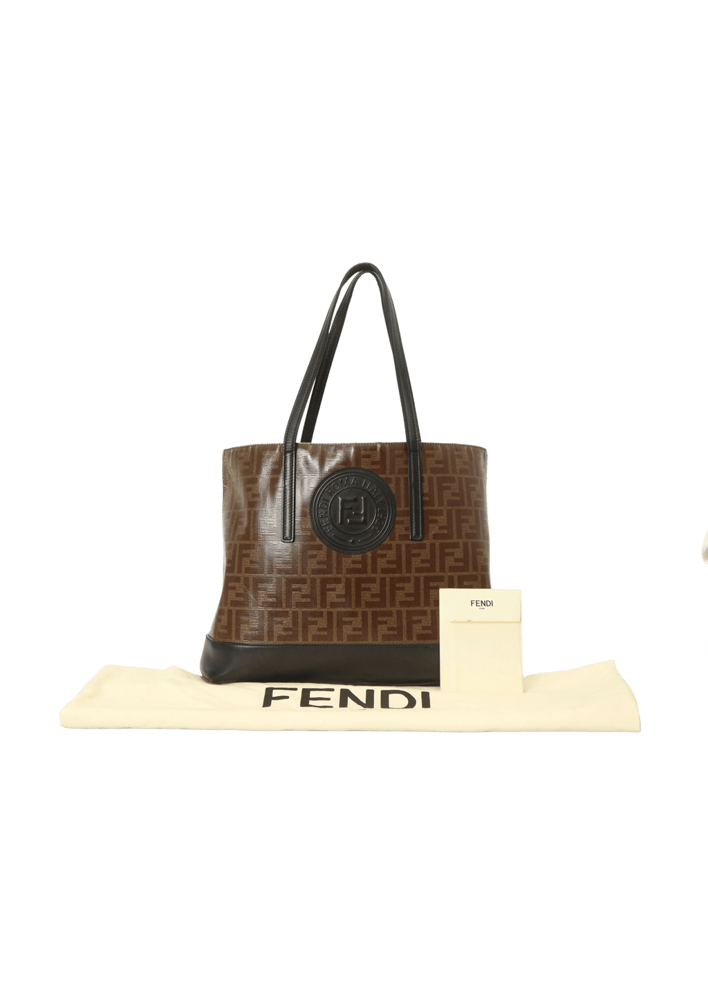 fendi coated canvas bag