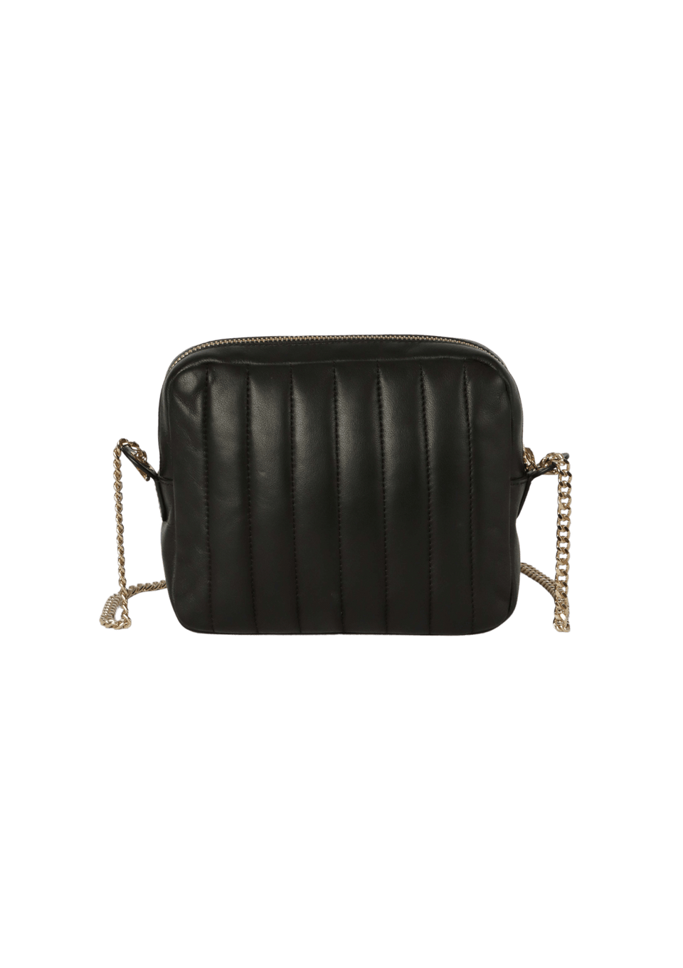 LEATHER CHAIN-LINK BAG