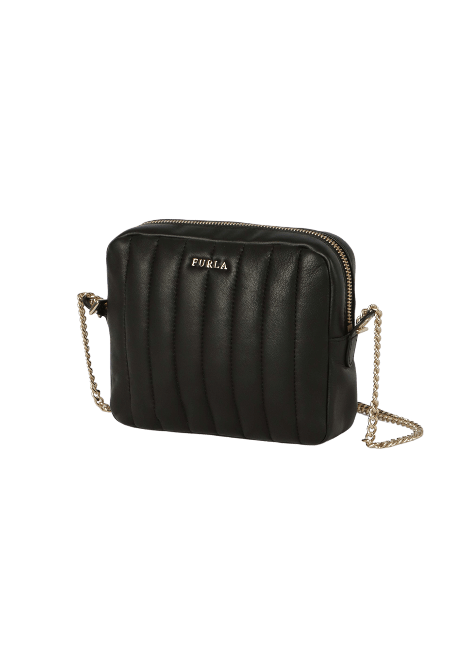 LEATHER CHAIN-LINK BAG