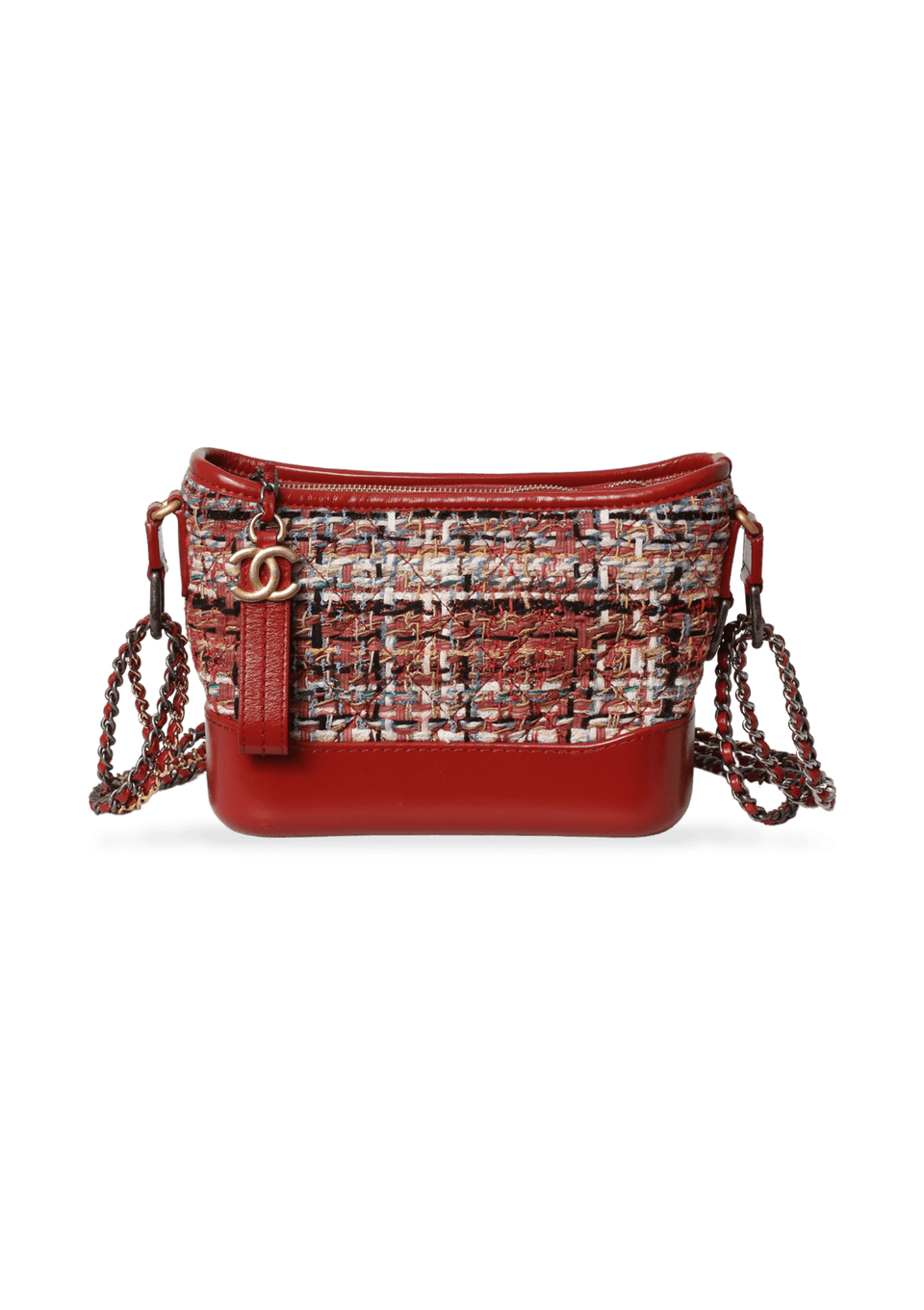 GABRIELLE QUILTED TWEED CALFSKIN