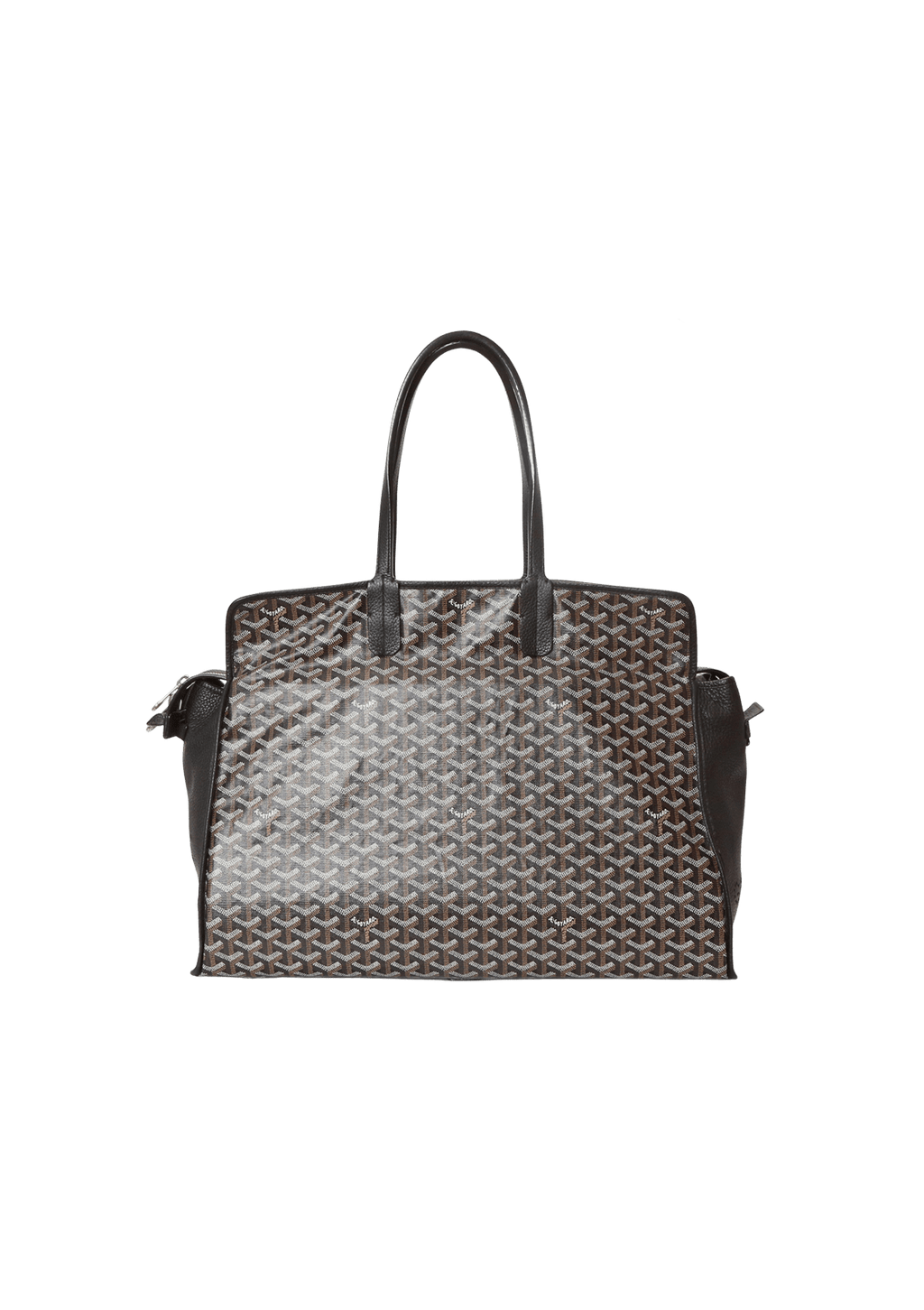 GOYARD Goyardine Sac Hardy Pet Carrier GM Black 325984