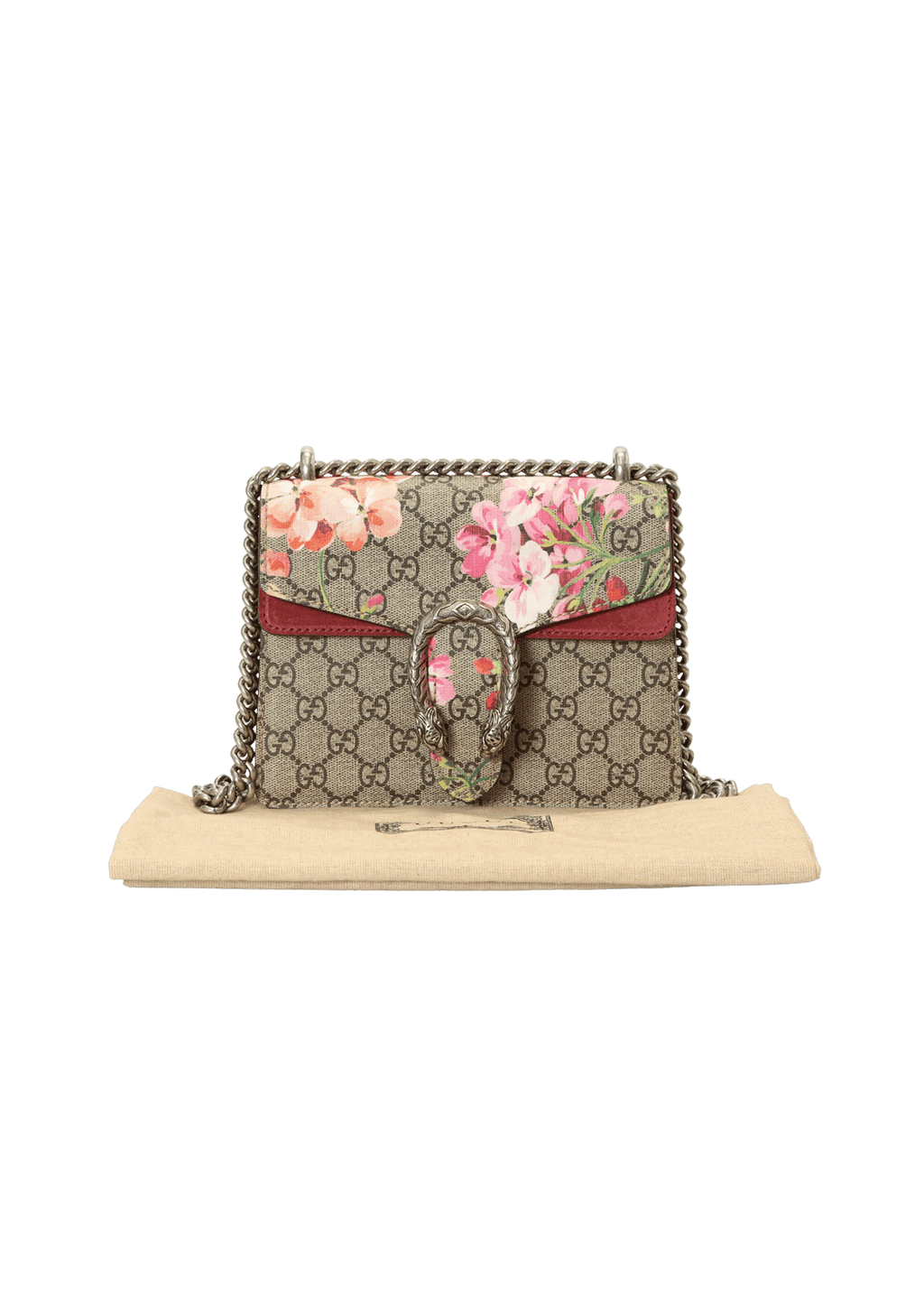 Bolsa Gucci GG Blooms Mini Dionysus Bag Bege Original Gringa
