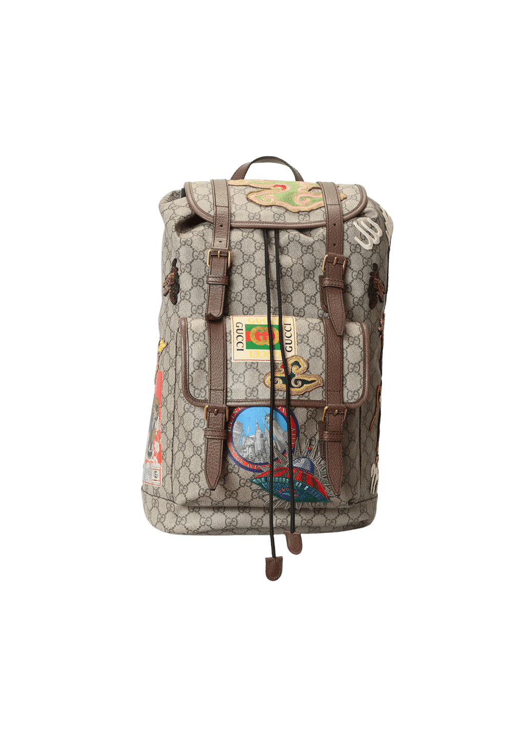 Gucci patches outlet backpack