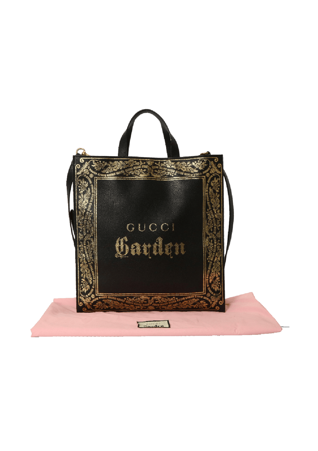 Bolsa Gucci Garden Convertible Soft Open Preta Original Gringa
