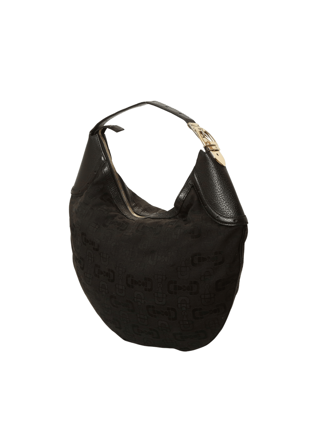 Gucci embossed leather hobo Outlet