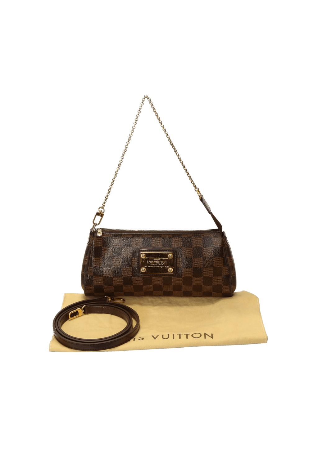 ALÇA BOLSA LOUIS VUITTON EVA / FAVORITE EBENE - Bolsas de Luxo