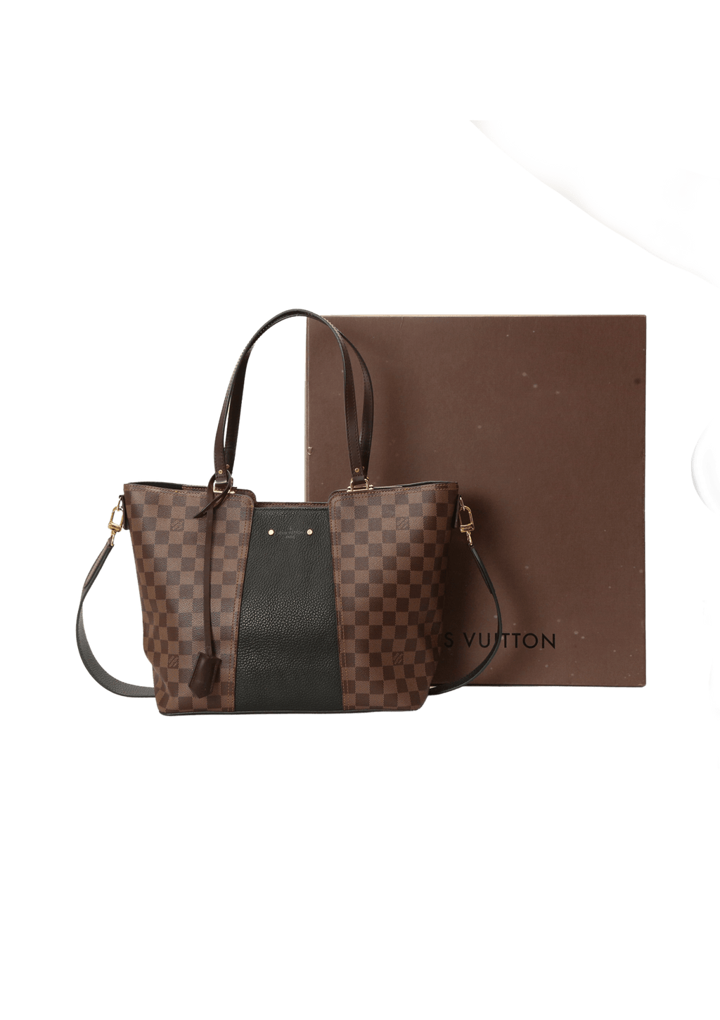 BOLSA LOUIS VUITTON DAMIER ÉBÈNE NAVIGLIO MARROM ORIGINAL – Gringa